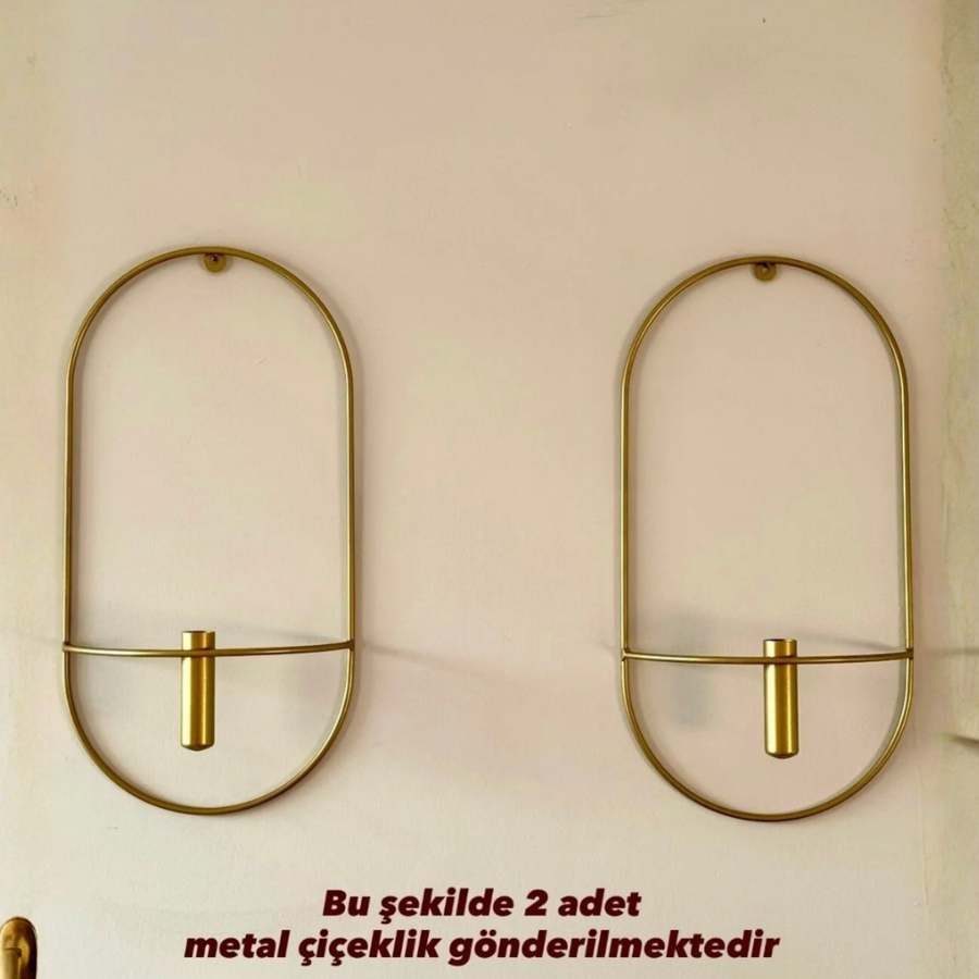 Dekor Çiçeklik 2 Adet (Çiçeksiz Gönderilmektedir)