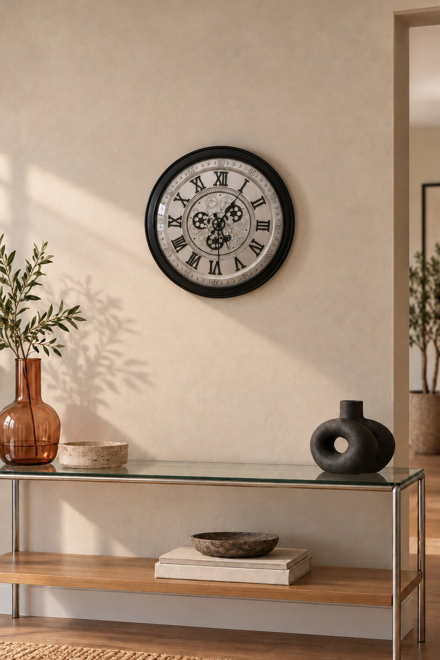 Metasery 60 cm Çarklı Duvar Saati – Model 03 — iç mekân görünümü 3