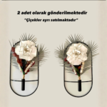 Dekor Çiçeklik 2 Adet (Çiçeksiz Gönderilmektedir)
