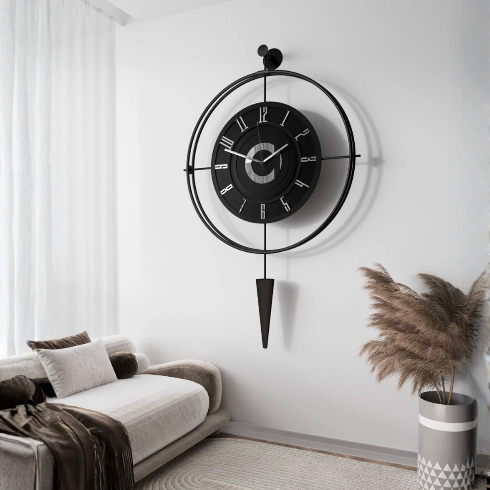 lavinya siyah kadran ledliexclusive black duvar saati lavinya siyah kadran ledliexclusive black duvar saati