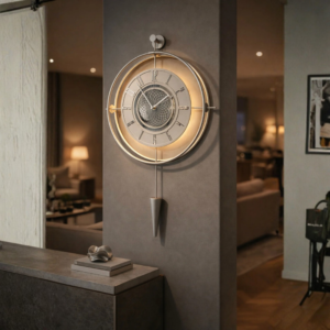 lavinya gümüş kadran ledli exclusive gümüş Çarklı duvar saati (kopya)