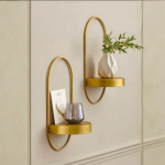 Modern Duvar Rafı Metal Tasarım (2 Adet Gönderilmektedir)