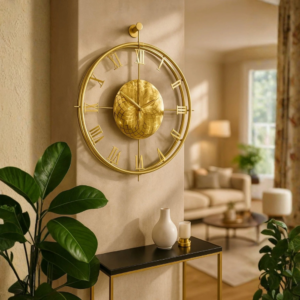 Home dönence gold Çarklı ahşap kadran exclusive duvar saati (kopya)